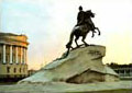 el Jinete de Bronce (estatua Equestrain de Pedro el Grande)
