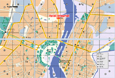 Hotel Intourist Mapa