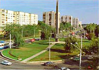 El Obelisco en la zona occidental.