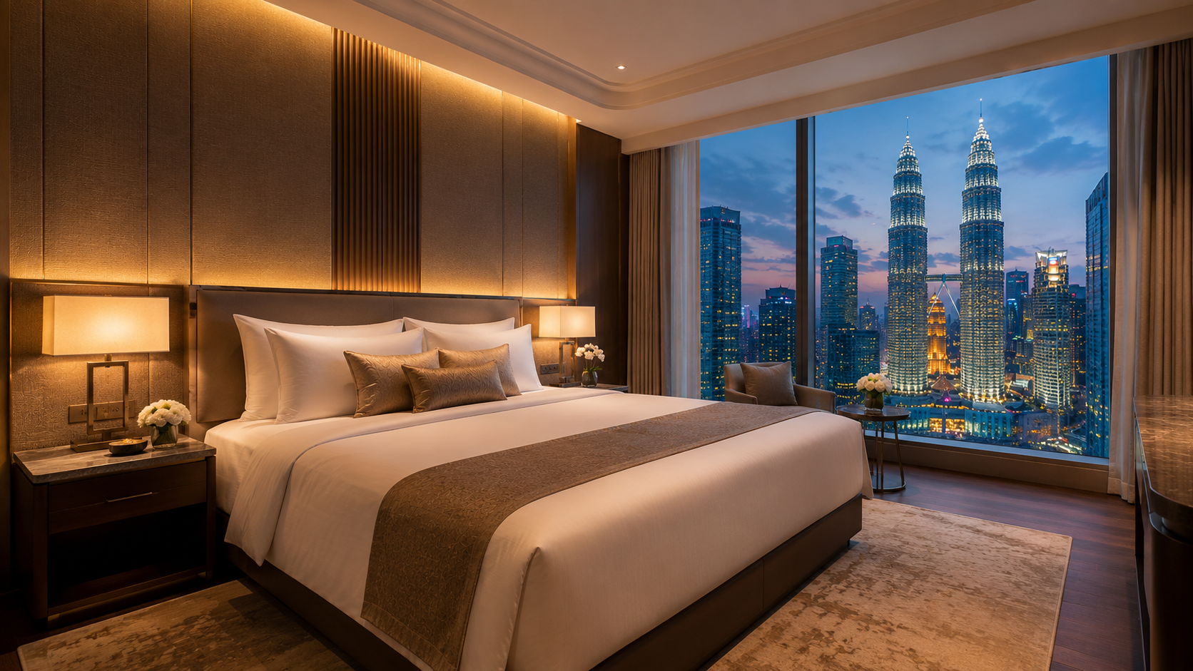 C&oacute;moda suite con dormitorio en Star Suites KLCC Kuala Lumpur